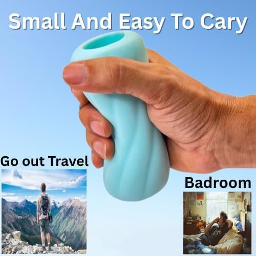 DragonVault Soft TPE Textured Personal Massager Sleeve for Men – Ultra Stretchable, Reusable, Washable & Body Safe