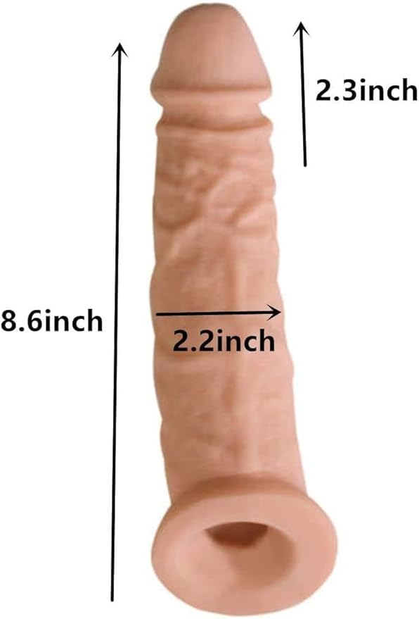 Silicone Sleeve Extension Sheath Extender for Men