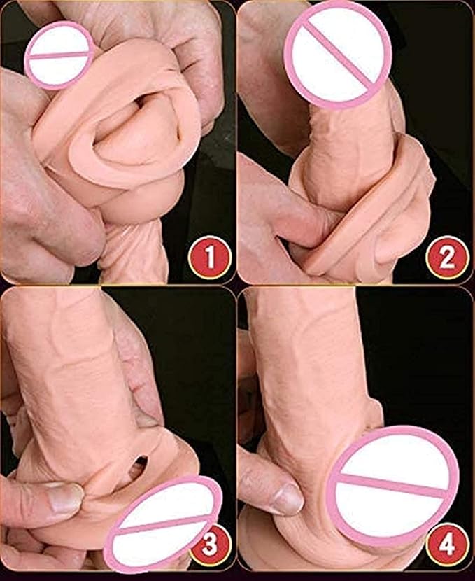 Silicone Sleeve Extension Sheath Extender for Men