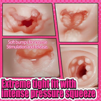 1.7lb Pocket Pussy 2 in 1 Male Masturbators